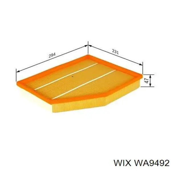 Comprar WA9492 WIX Filtro de aire