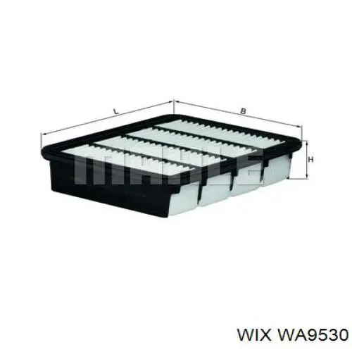 WA9530 WIX filtro de aire