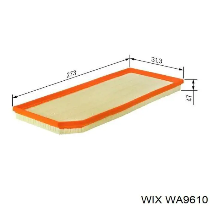 WA9610 WIX filtro de aire