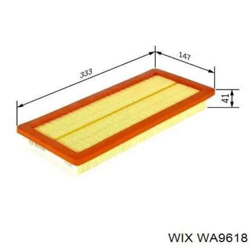 Comprar WA9618 WIX Filtro de aire
