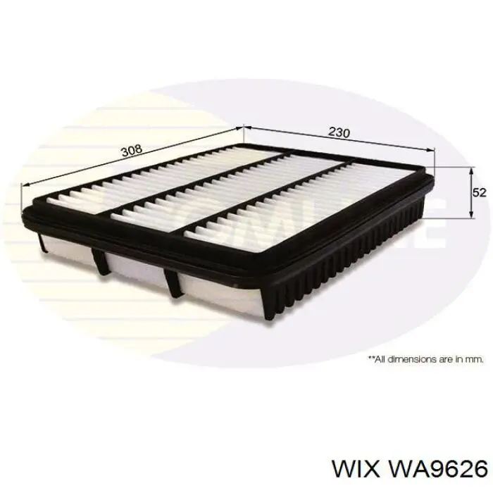 WA9626 WIX filtro de aire