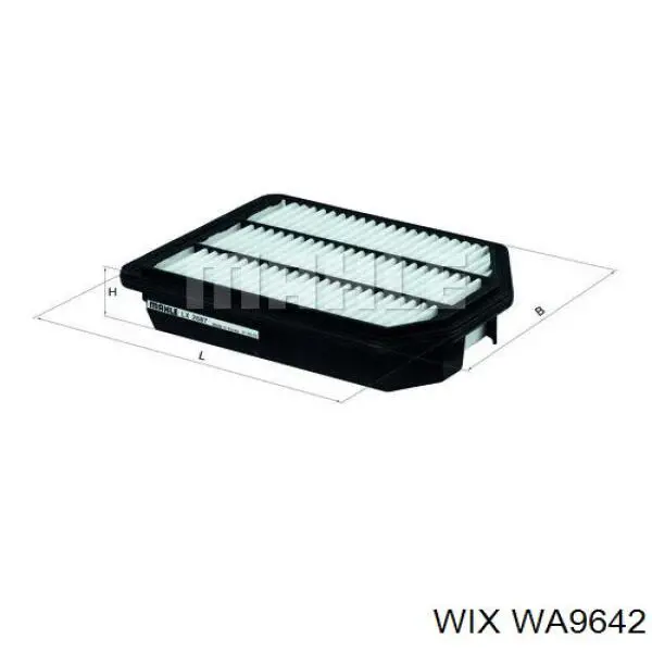 WA9642 WIX filtro de aire
