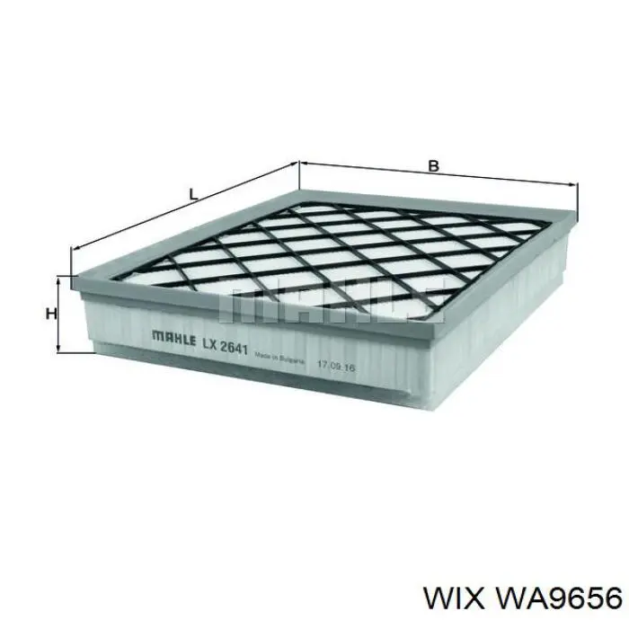 WA9656 WIX filtro de aire