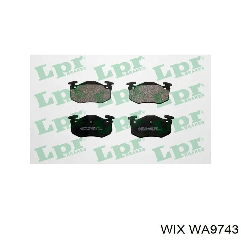 WA9743 WIX filtro de aire