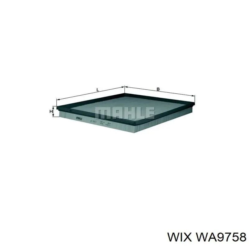 El filtro de aire WIX WA9758 precio, desde 12,93 EUR