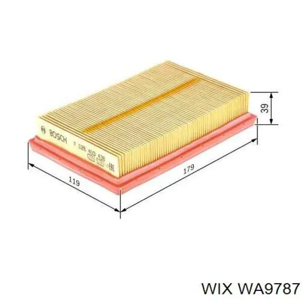 Comprar WA9787 WIX Filtro de aire
