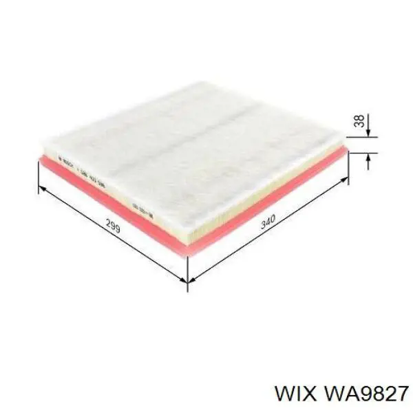 El filtro de aire WIX WA9827 precio, desde 10,89 EUR