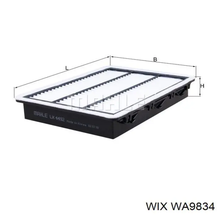 Comprar WA9834 WIX Filtro de aire