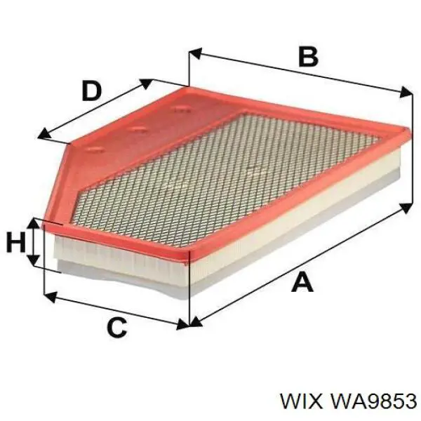 Comprar WA9853 WIX Filtro de aire