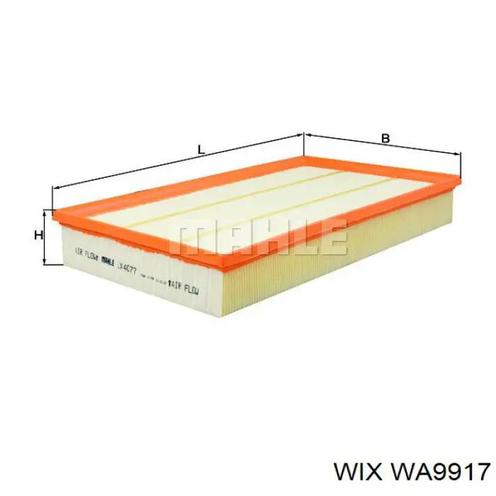 WA9917 WIX filtro de aire