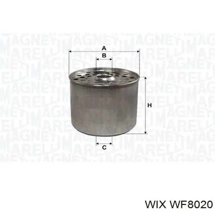 Filtro combustible WIX WF8020 precio, desde 13,19 EUR