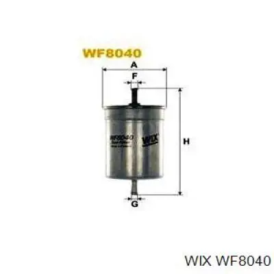WF8040 WIX filtro combustible