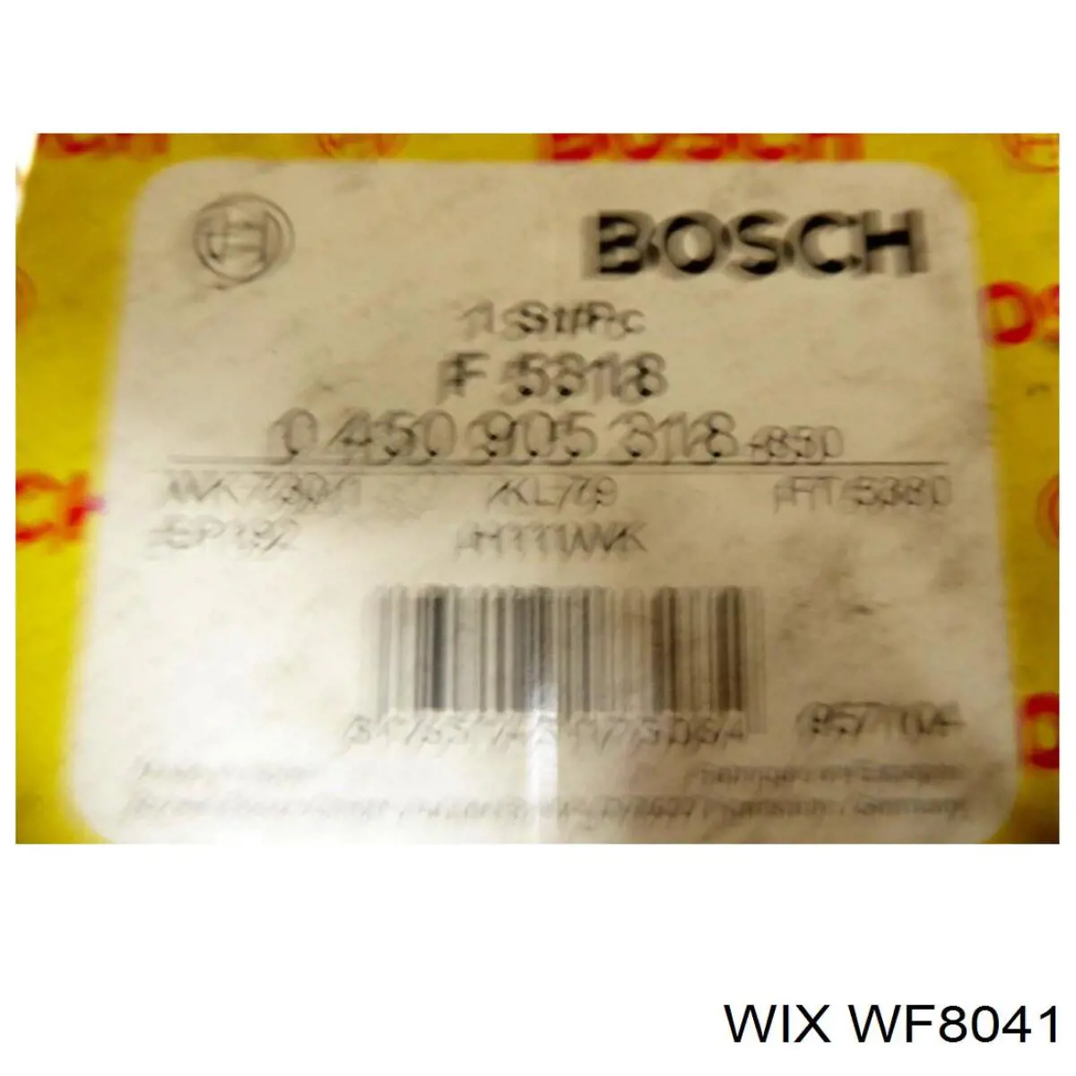 Comprar WF8041 WIX Filtro diesel