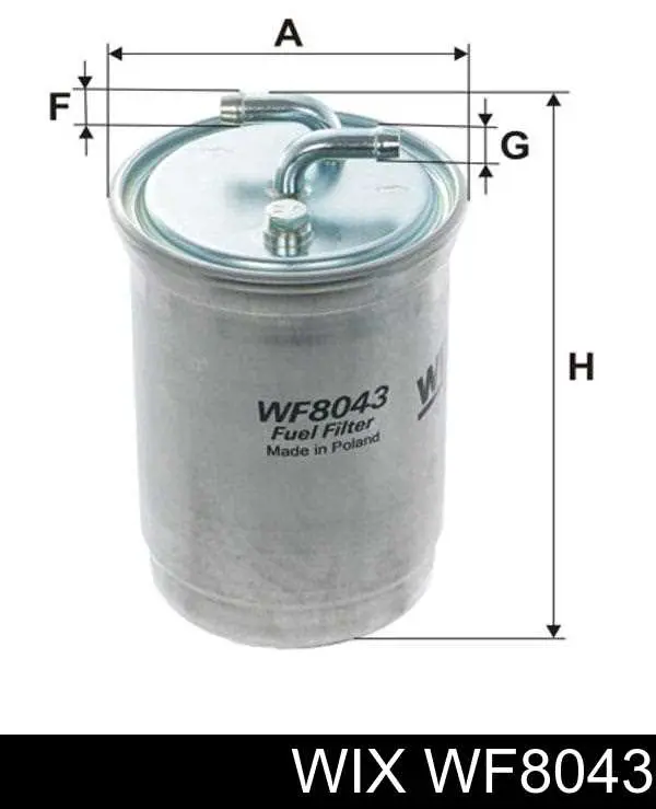 Filtro combustible WIX WF8043 precio, desde 15,85 EUR