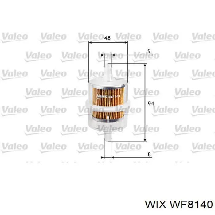 Filtro combustible WIX WF8140 precio, desde 2,10 EUR