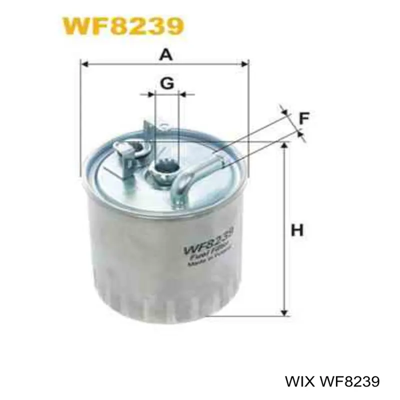 Filtro combustible WIX WF8239 precio, desde 11,81 EUR