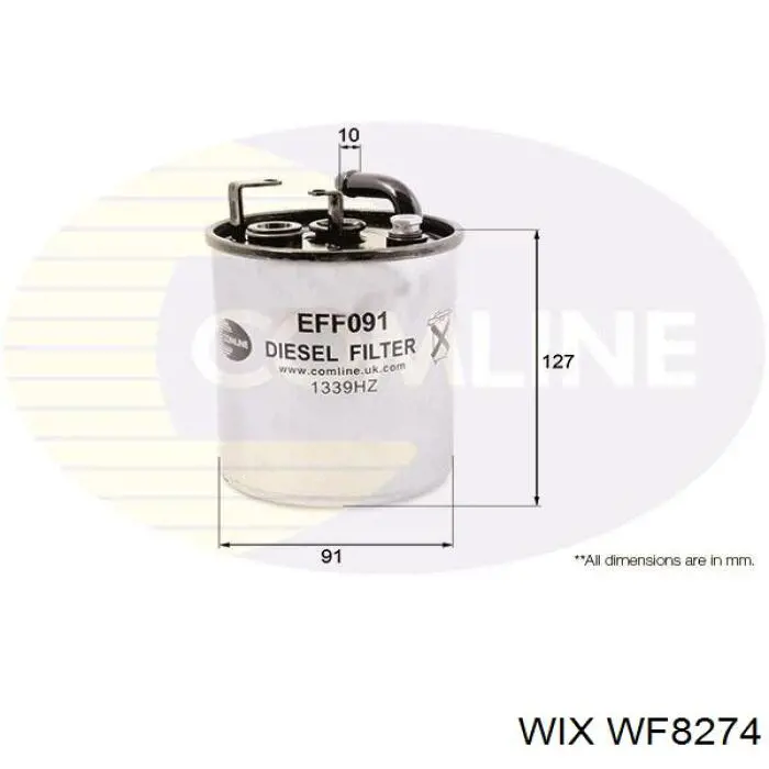 Filtro combustible WIX WF8274 precio, desde 14,18 EUR