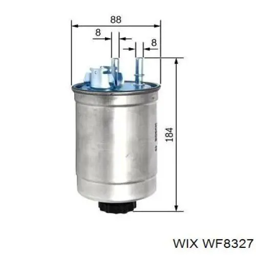 Filtro combustible WIX WF8327 precio, desde 14,16 EUR