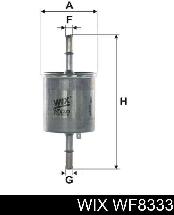 Filtro combustible WIX WF8333 precio, desde 6,55 EUR