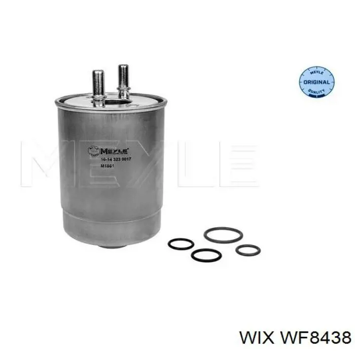 WF8438 WIX filtro combustible