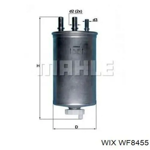 Comprar WF8455 WIX Filtro diesel