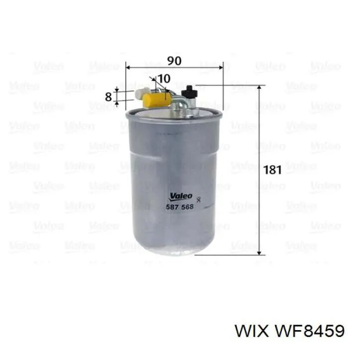 Filtro combustible WIX WF8459 precio, desde 26,21 EUR