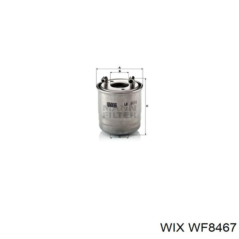 WF8467 WIX filtro combustible
