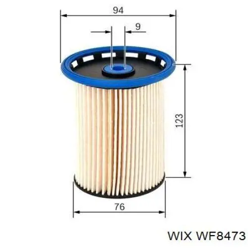 Filtro combustible WIX WF8473 precio, desde 18,95 EUR