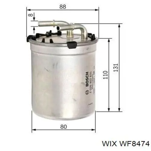 Comprar WF8474 WIX Filtro diesel