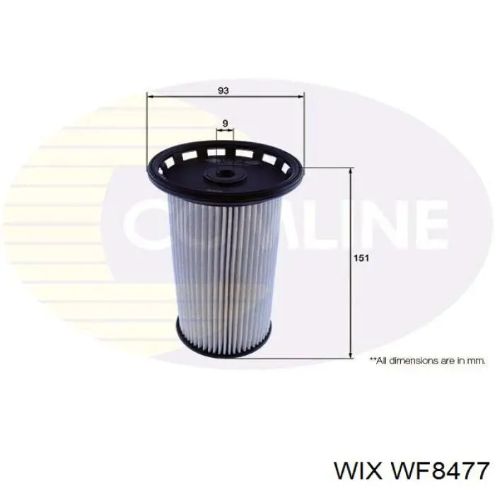Filtro de combustible WF8477 WIX