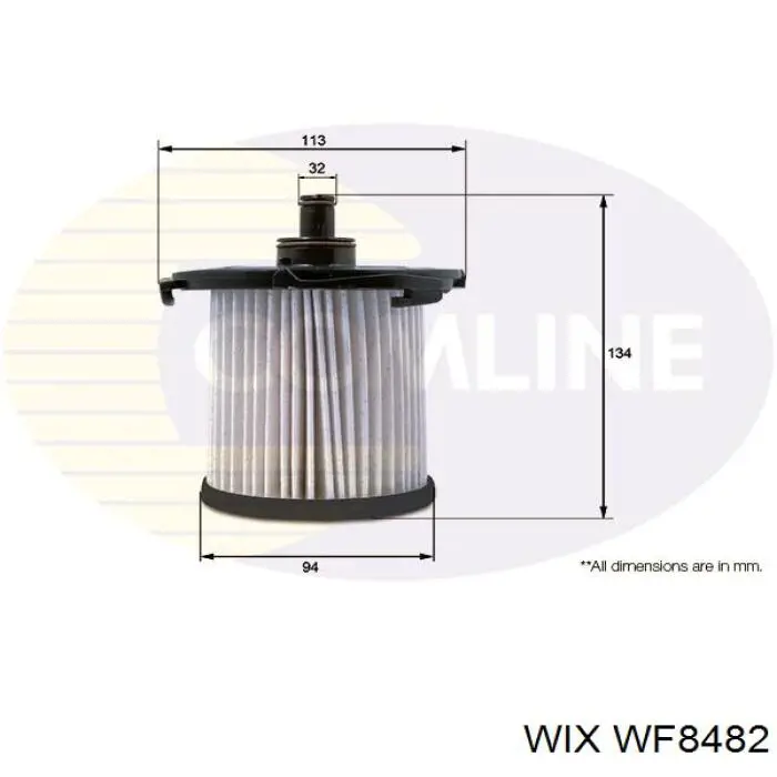 Filtro de gasoil WIX WF8482