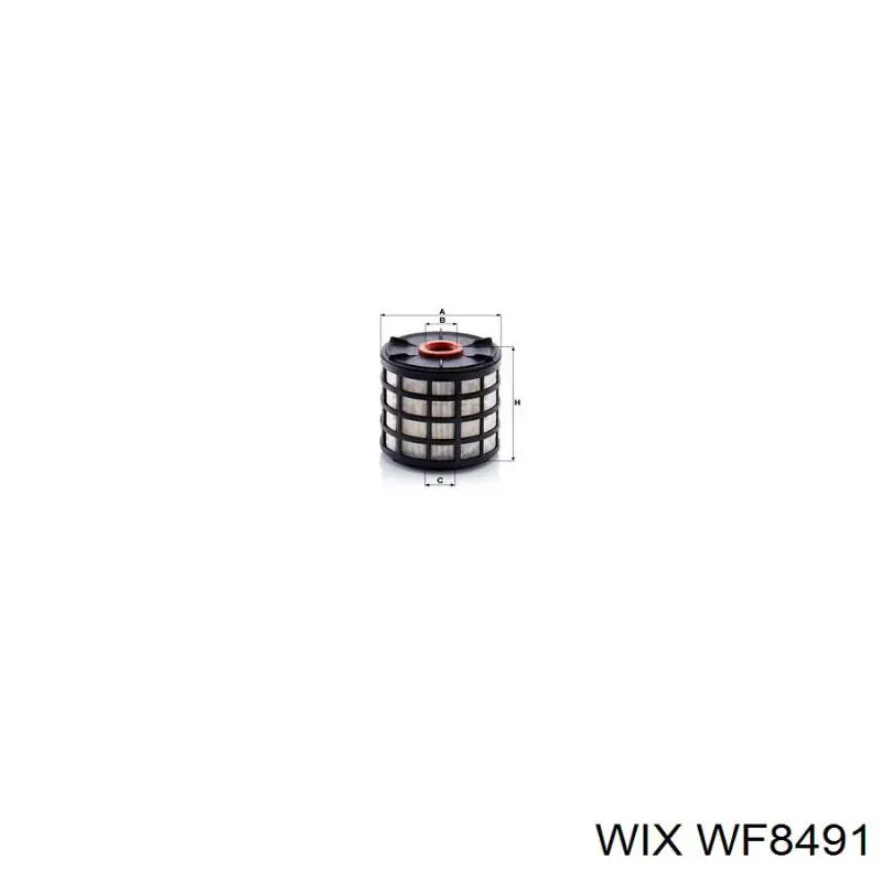 Comprar WF8491 WIX Filtro diesel