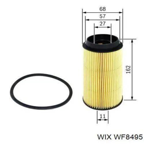 Filtro combustible WIX WF8495 precio, desde 12,64 EUR