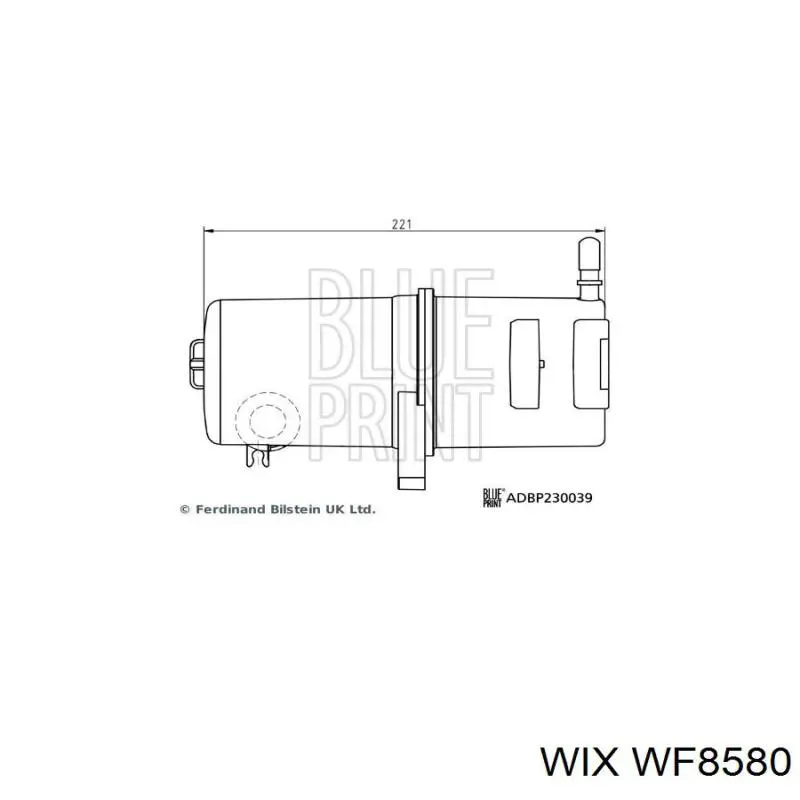 Filtro combustible WIX WF8580 precio, desde 26,82 EUR