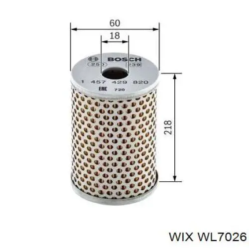 Filtro hidráulico de dirección WIX WL7026 precio, desde 3,02 EUR