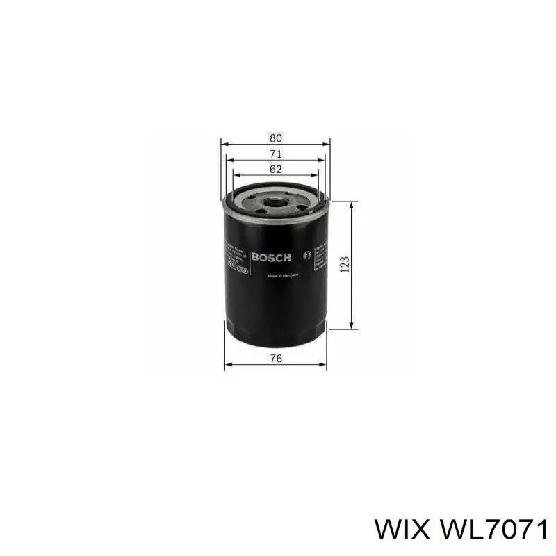 WL7071 WIX filtro de aceite