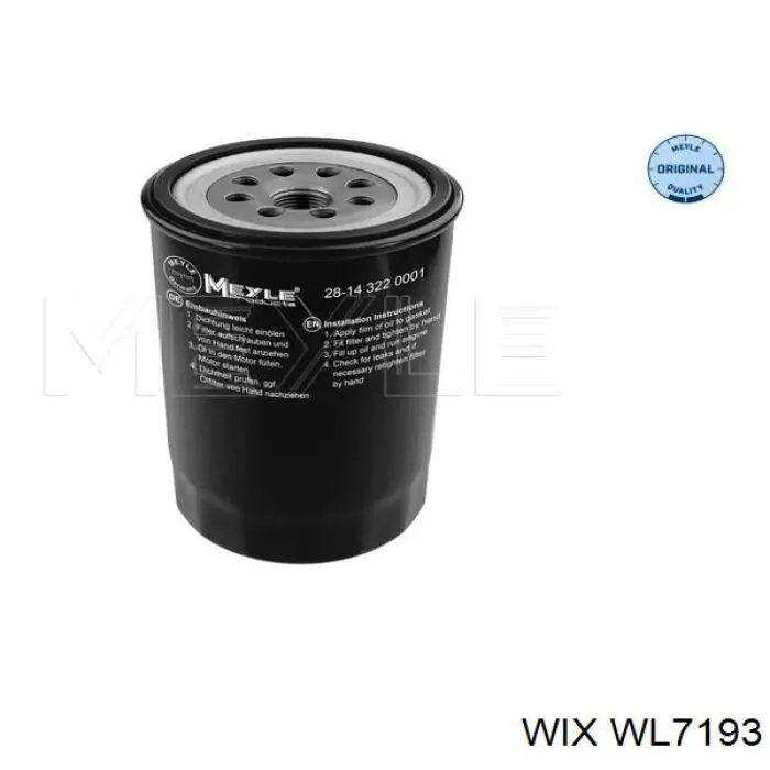 WL7193 WIX filtro de aceite