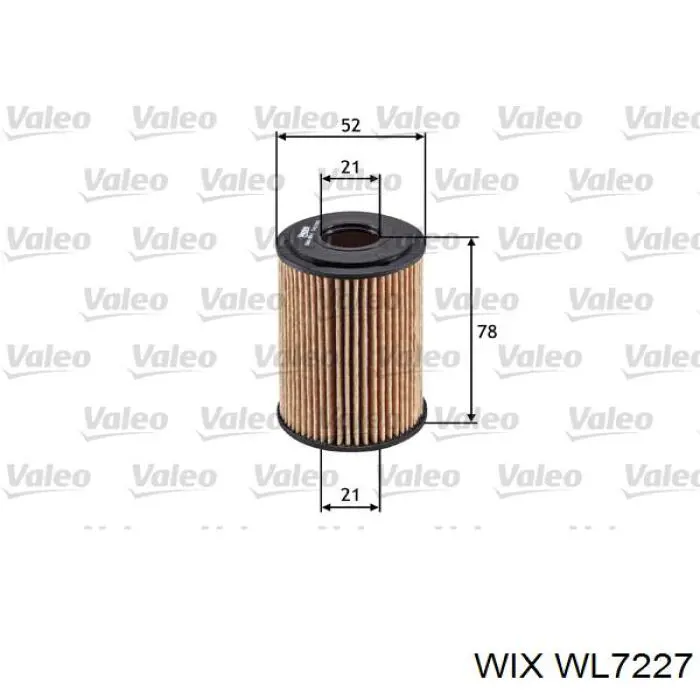 Filtro de aceite WIX WL7227 precio, desde 5,10 EUR