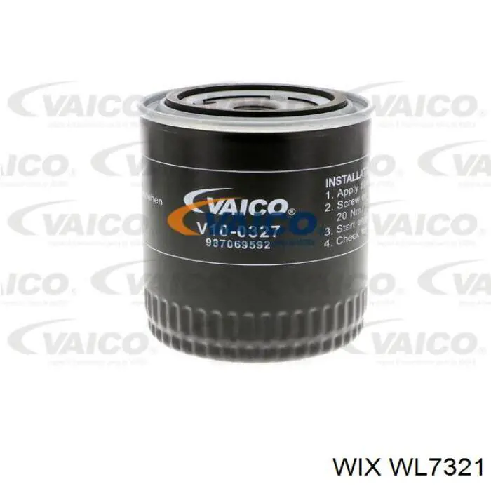 Filtro de aceite WIX WL7321 precio, desde 7,29 EUR