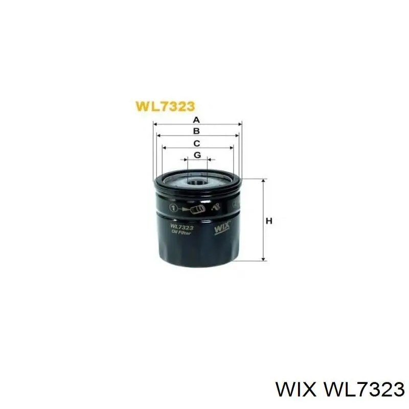 Comprar WL7323 WIX Filtros de aceite