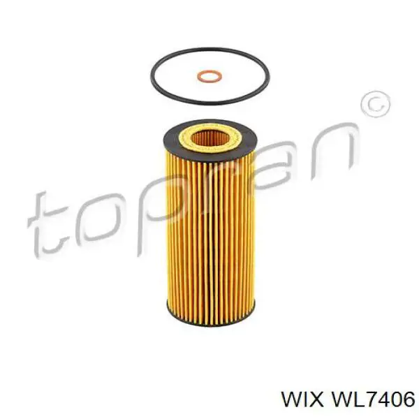 WL7406 WIX filtro de aceite