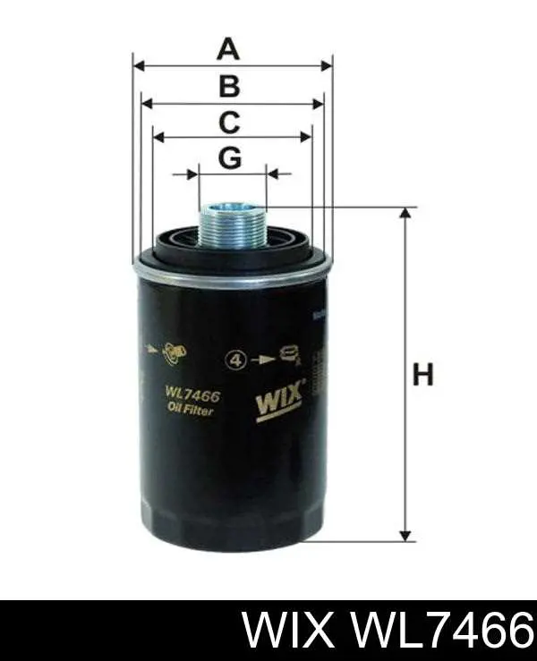 Comprar WL7466 WIX Filtros de aceite