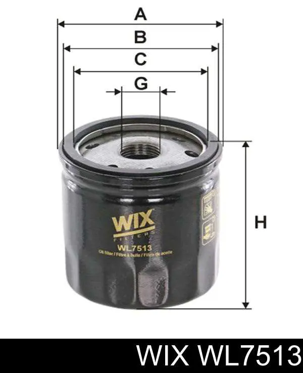 Comprar WL7513 WIX Filtros de aceite