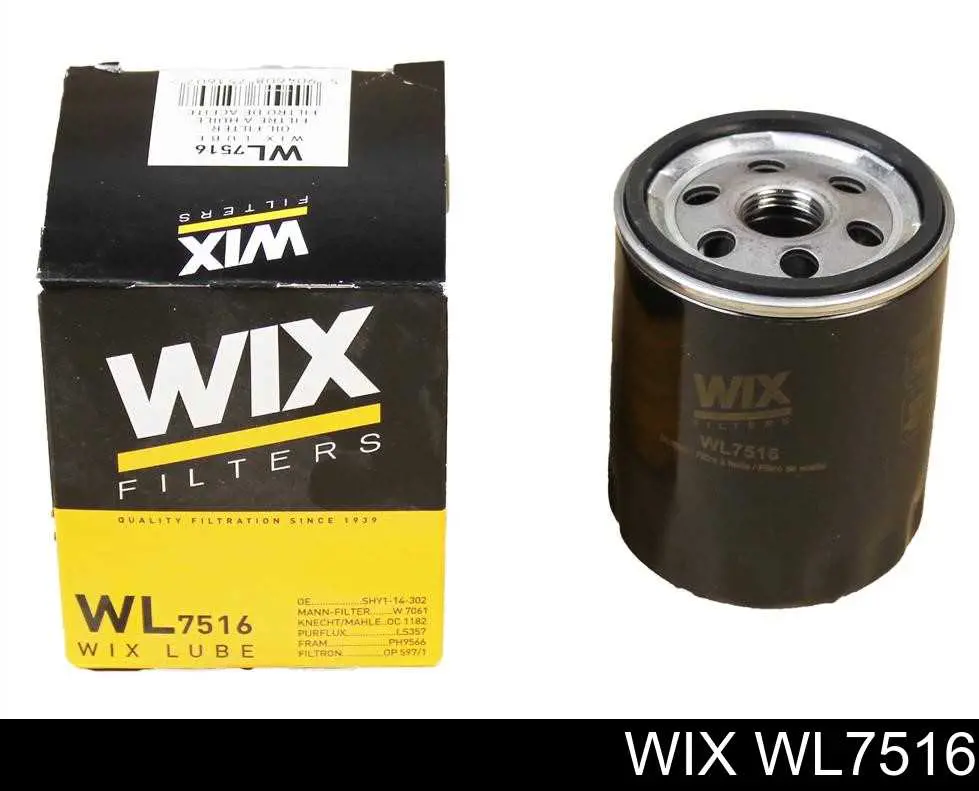 Filtro de aceite WIX WL7516 precio, desde 6,47 EUR
