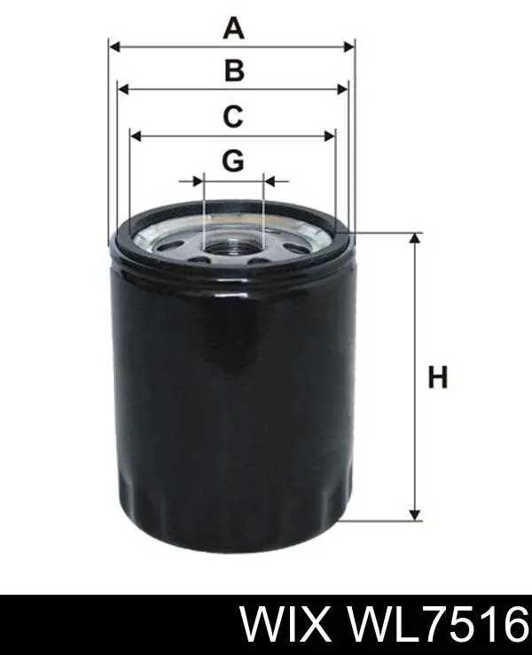 Comprar WL7516 WIX Filtros de aceite