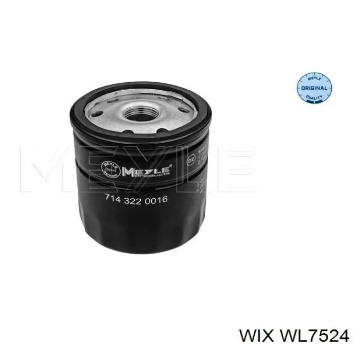 WL7524 WIX filtro de aceite