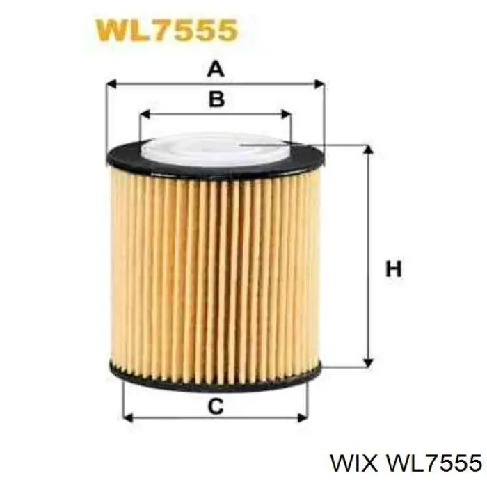 Filtro de aceite WIX WL7555 precio, desde 10,24 EUR