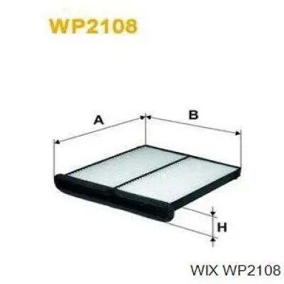 WP2108 WIX filtro habitáculo
