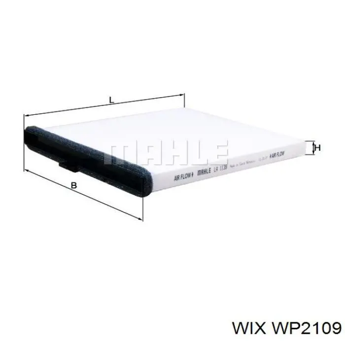 Filtro de cabina WIX WP2109 precio, desde 10,69 EUR