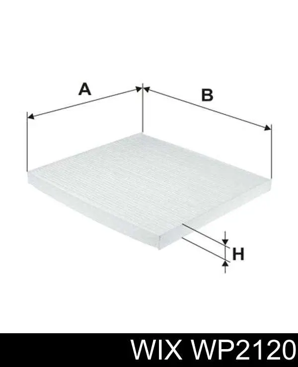 Filtro de cabina WIX WP2120 precio, desde 7,71 EUR